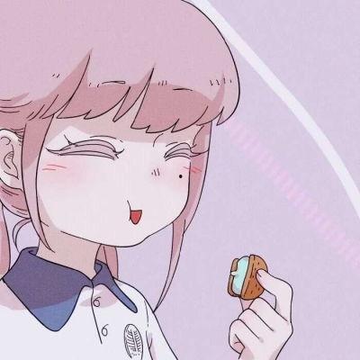 漫画头像女吃瓜,漫画女头像演绎的欢乐食瓜时光